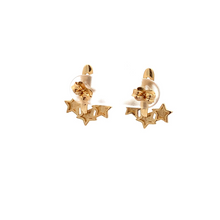 Load image into Gallery viewer, 18K Gold Earrings Stud Post Stars - Rafant
