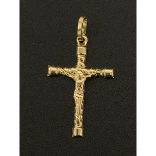 18K Gold Pendant Cross 0.71 grams - Rafant