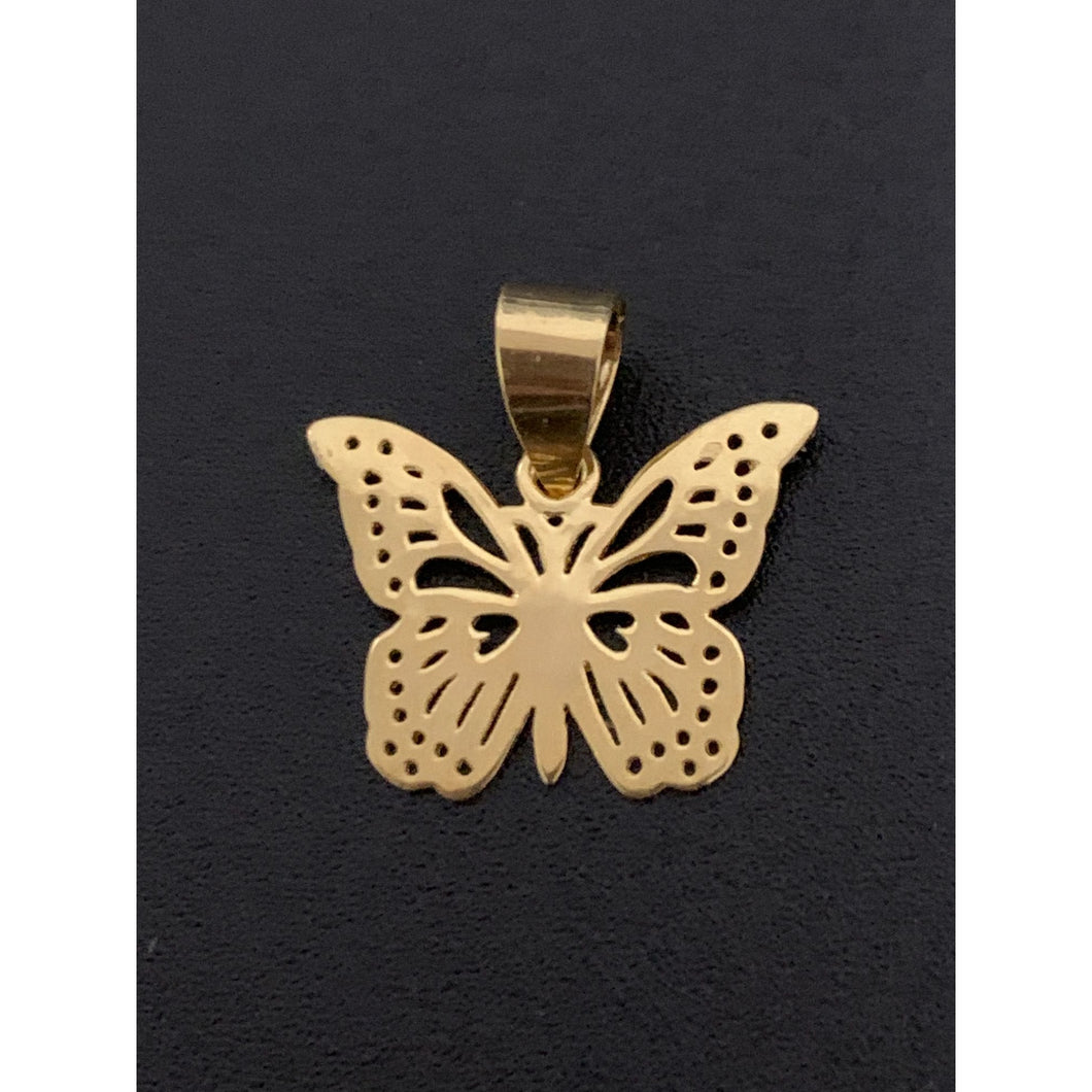 18K Gold Pendant Butterfly 0.93 grams - Rafant