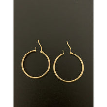 Load image into Gallery viewer, 18K Gold Earrings Hoops Loops 1.33 grams - Rafant
