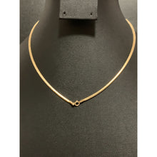 Load image into Gallery viewer, 18K Gold Necklace Omega Soft Flexible 15.50 inches 1.16 grams - Rafant

