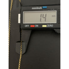 Load image into Gallery viewer, 18K Gold Necklace Chain 17.75 inches with Mother Mary Pendant 2.62 grams - Rafant
