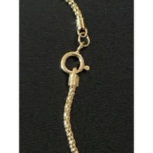 Load image into Gallery viewer, 18K Saudi Gold Necklace 17.50&quot; Chain w/Woman Lady Angel Pendant - Rafant
