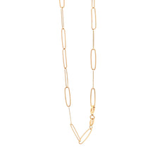 Load image into Gallery viewer, 18K Yellow Gold Bracelet Paperclips 1.01 grams 8 inches - Rafant
