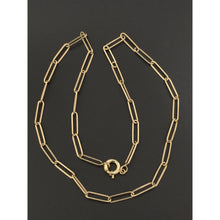 Load image into Gallery viewer, 18K Gold Necklace Chain Paperclips 20 inches 4.98 grams - Rafant
