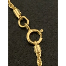 Load image into Gallery viewer, 18K Gold Necklace Chain 17.50 inches with Heart Pendant 1.62 grams - Rafant
