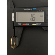 Load image into Gallery viewer, 18K Gold Earrings Hoops Loops 1 gram - Rafant
