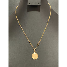 Load image into Gallery viewer, 18K Gold Necklace Chain 17.75 inches with Jesus Christ Pendant 2.35 grams - Rafant
