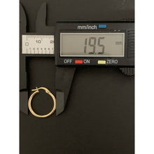 Load image into Gallery viewer, 18K Gold Earrings Hoops Loops Small 1.29 grams - Rafant
