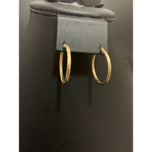 Load image into Gallery viewer, 18K Gold Earrings Hoops Loops 1.48 grams - Rafant
