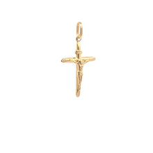 Load image into Gallery viewer, 18K Gold Pendant Cross Jesus Christ 0.67 grams - Rafant
