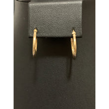 Load image into Gallery viewer, 18K Gold Earrings Hoops Loops 1.22 grams Small - Rafant

