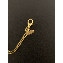 Load image into Gallery viewer, 18K Saudi Gold Bracelet Paperclips 1.44 grams 7 inches - Rafant
