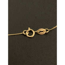 Load image into Gallery viewer, 18K Gold Necklace Curb Chain 17.50&quot; with Cross Pendant 1.73 grams - Rafant
