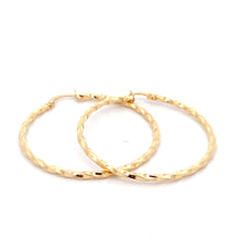 Load image into Gallery viewer, 18K Gold Earrings Hoops Spiral - Rafant
