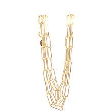 Load image into Gallery viewer, 18K Yellow Gold Necklace Chain Paperclip Size 18 inches 1.51 grams - Rafant
