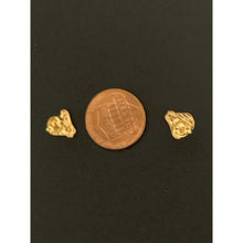 Load image into Gallery viewer, 18K Gold Earrings Stud Horse 1.03 grams - Rafant
