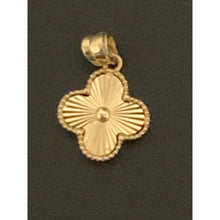 Load image into Gallery viewer, 18K Gold Pendant Clover Charm 0.92 grams - Rafant
