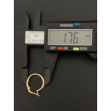 Load image into Gallery viewer, 18K Gold Earrings Hoops Loops 1.22 grams Small - Rafant
