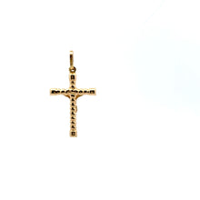 Load image into Gallery viewer, 18K Gold Pendant Cross Jesus Christ Religious 1.28 grams - Rafant
