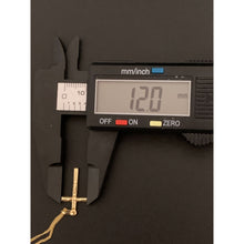 Load image into Gallery viewer, 18K Gold Necklace Chain 18 inches Cross Pendant 1.44 grams - Rafant
