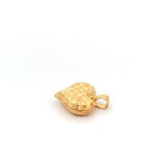 Load image into Gallery viewer, 18K Yellow Gold Pendant Heart Puffed 1.67 grams with defects - Rafant
