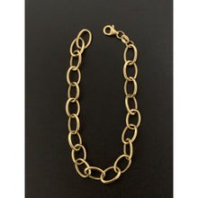 Load image into Gallery viewer, 18K Gold Bracelet Oval Chain Link 3.48 grams 7.5 inches - Rafant
