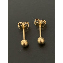 Load image into Gallery viewer, 18K Gold Earrings Stud Balls Polished 0.91 grams Small - Rafant
