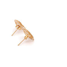 Load image into Gallery viewer, 18K Gold Earrings Stud Heart - Rafant
