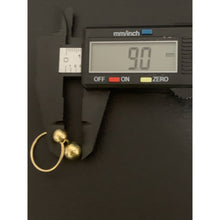 Load image into Gallery viewer, 18K Gold Ring Balls 1.57 grams Size 6.5 - Rafant
