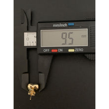 Load image into Gallery viewer, 18K Gold Earrings Stud Puffed Heart 1.96 grams - Rafant
