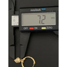 Load image into Gallery viewer, 18K Gold Earrings Hoops Heart 2.47 grams - Rafant
