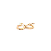 Load image into Gallery viewer, 18K Yellow Gold Earrings Hoops Very Tiny 0.95 grams - Rafant
