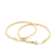 Load image into Gallery viewer, 18K Gold Earrings Hoops Spiral - Rafant
