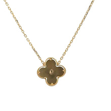 Load image into Gallery viewer, 18K Gold Necklace Chain 16 inches Pendant Flower 2.31 grams - Rafant
