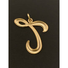 Load image into Gallery viewer, 18K Gold Pendant Letter T 1.31 grams - Rafant
