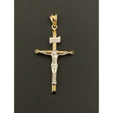 Load image into Gallery viewer, 18K Gold Pendant Cross Jesus Christ 1.11 grams - Rafant
