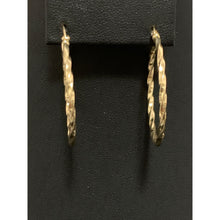 Load image into Gallery viewer, 18K Gold Earrings Hoops Loops Spiral - Rafant
