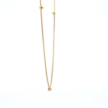 Load image into Gallery viewer, 18K Gold Necklace Chain Box 18&quot; Tiny Beads 1.22 grams - Rafant
