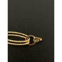 Load image into Gallery viewer, 18K Gold Bracelet Chunky Oval Link Chain 7.25 inches 2.90 grams - Rafant
