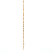 Load image into Gallery viewer, 18K Gold Necklace Chain 17.75 inches Paperclip 0.74 grams Very Tiny Links - Rafant
