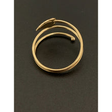 Load image into Gallery viewer, 18K Gold Ring Spiral Heart 1.77 grams Size 5.5 - Rafant
