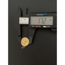 Load image into Gallery viewer, 18K Gold Pendant Round Dragon Lucky Charm 2.03 grams - Rafant
