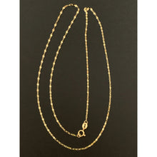 Load image into Gallery viewer, 18K Gold Necklace Chain Only 17.75 inches Lightweight Dainty Delicate 1.08 grams - Rafant
