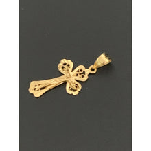 Load image into Gallery viewer, 18K Gold Pendant Cross Jesus Christ 0.86 grams - Rafant
