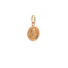 Load image into Gallery viewer, 18K Yellow Gold Pendant Oval Woman Lady 1.18 grams - Rafant
