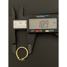 Load image into Gallery viewer, 18K Gold Earrings Hoops Loops 1.19 grams Small - Rafant
