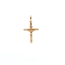 Load image into Gallery viewer, 18K Yellow Gold Pendant Cross Jesus Christ 1.20 grams - Rafant
