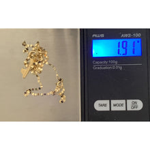 Load image into Gallery viewer, 18K Saudi Gold Necklace  Chain 17.75 inches with Key Pendant - Rafant
