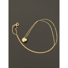 Load image into Gallery viewer, 18K Gold Necklace Chain 16.50&quot; with Round Circle Pendant - Rafant
